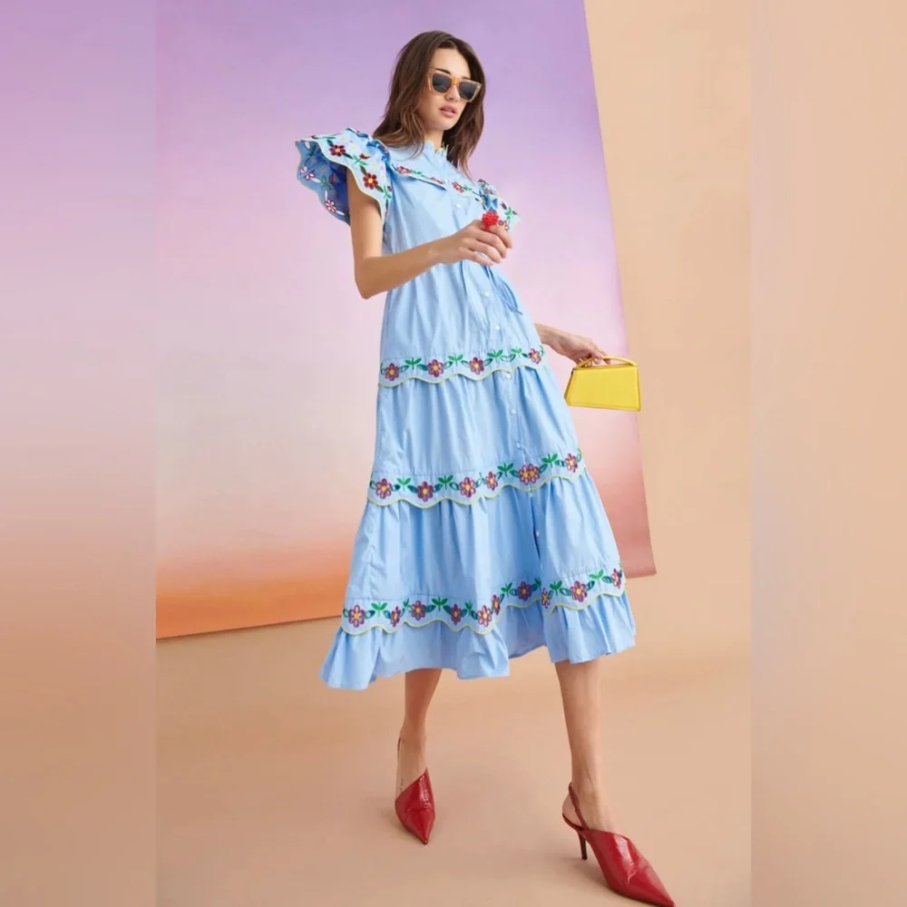 Bora Bora Dress Blue - Picture 2 of 8